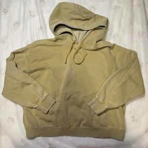 Billabong mustard yellow pullover sweatshirt size medium